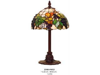 Tiffany stolna lampa grozd