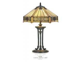 Tiffany stolna lampa ambra