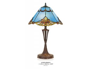 Tiffany stolna lampa plava