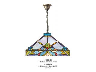 Luster Tiffany plavi