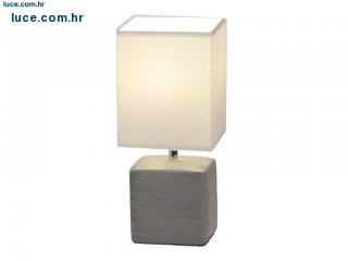 Stolna lampa E14 - siva