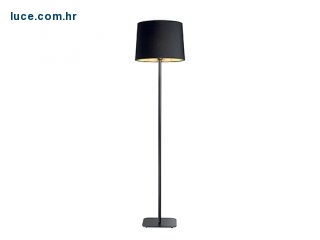 Crno zlatna podna lampa