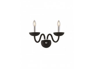 Zidna lampa Veneziana crna Alfiere AP2 Nero