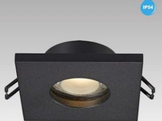 Ugradbena lampa za kupaonicu crna IP54