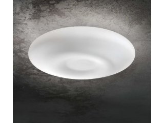 Plafonjera staklena bijela Glori