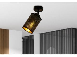 Stropna lampa Bronx 1 crna