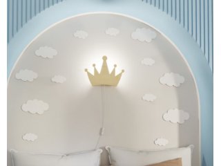 Dječja zidna lampa Queen sa prekidačem