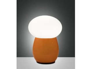 Staklena stolna lampa Freddy - ambra