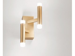 Zidna lampa Candles 2 zlatna
