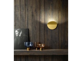 Zidna lampa PLUG zlatna