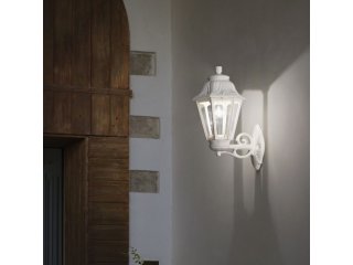 Vanjska zidna lampa Dafne bijela