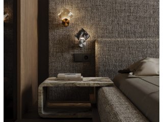 Zidna lampa Quadro platina